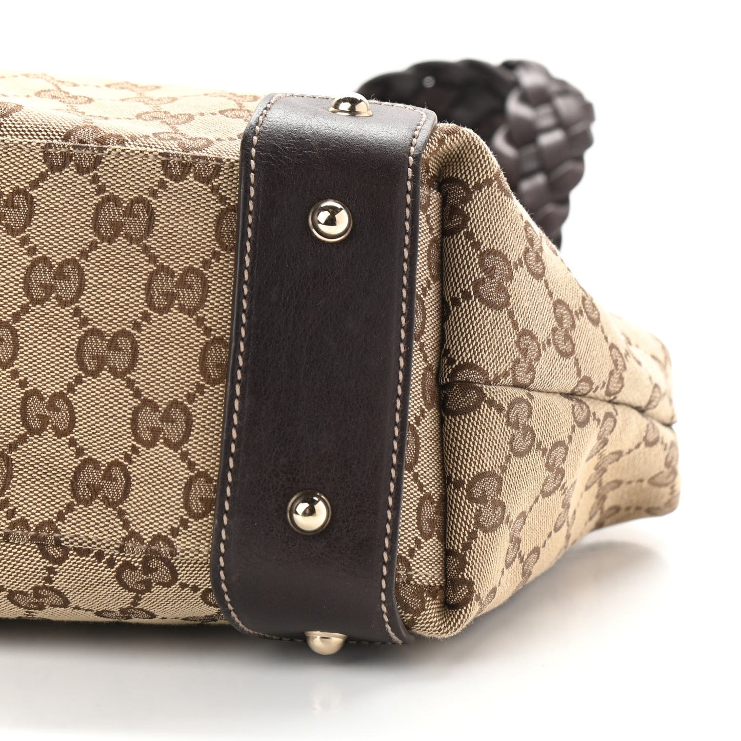 Monogram Small Pelham Shoulder Bag Dark Brown