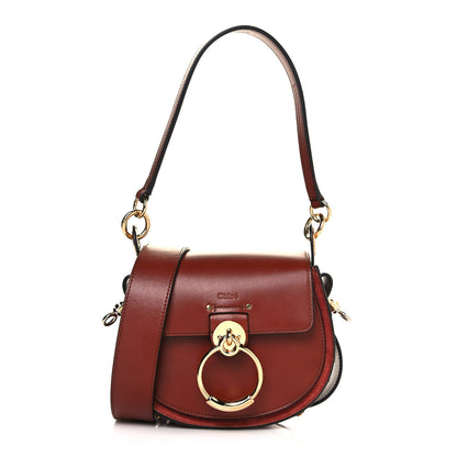 Chloe Calfskin Small Tess Bag Sepia Brown 1 of 14
