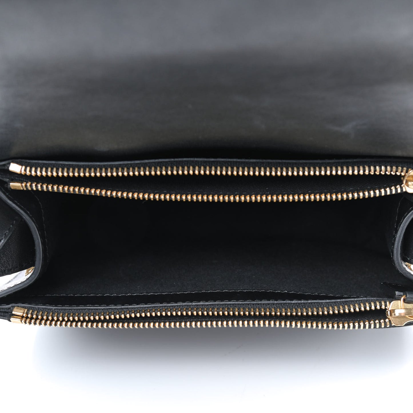 Calfskin Studded Small Padlock Crossbody Bag Black