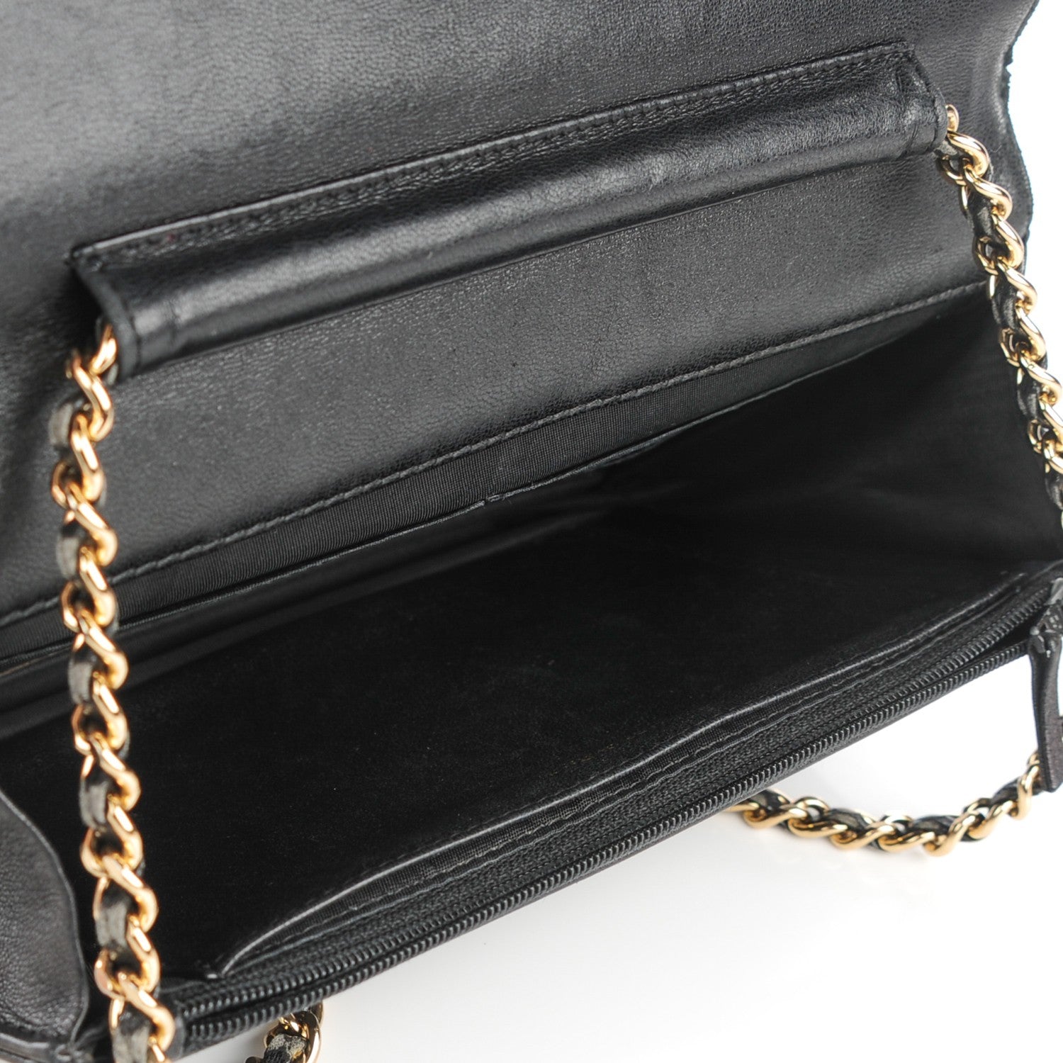 Chanel Caviar Timeless CC Wallet On Chain WOC Black 5 of 15
