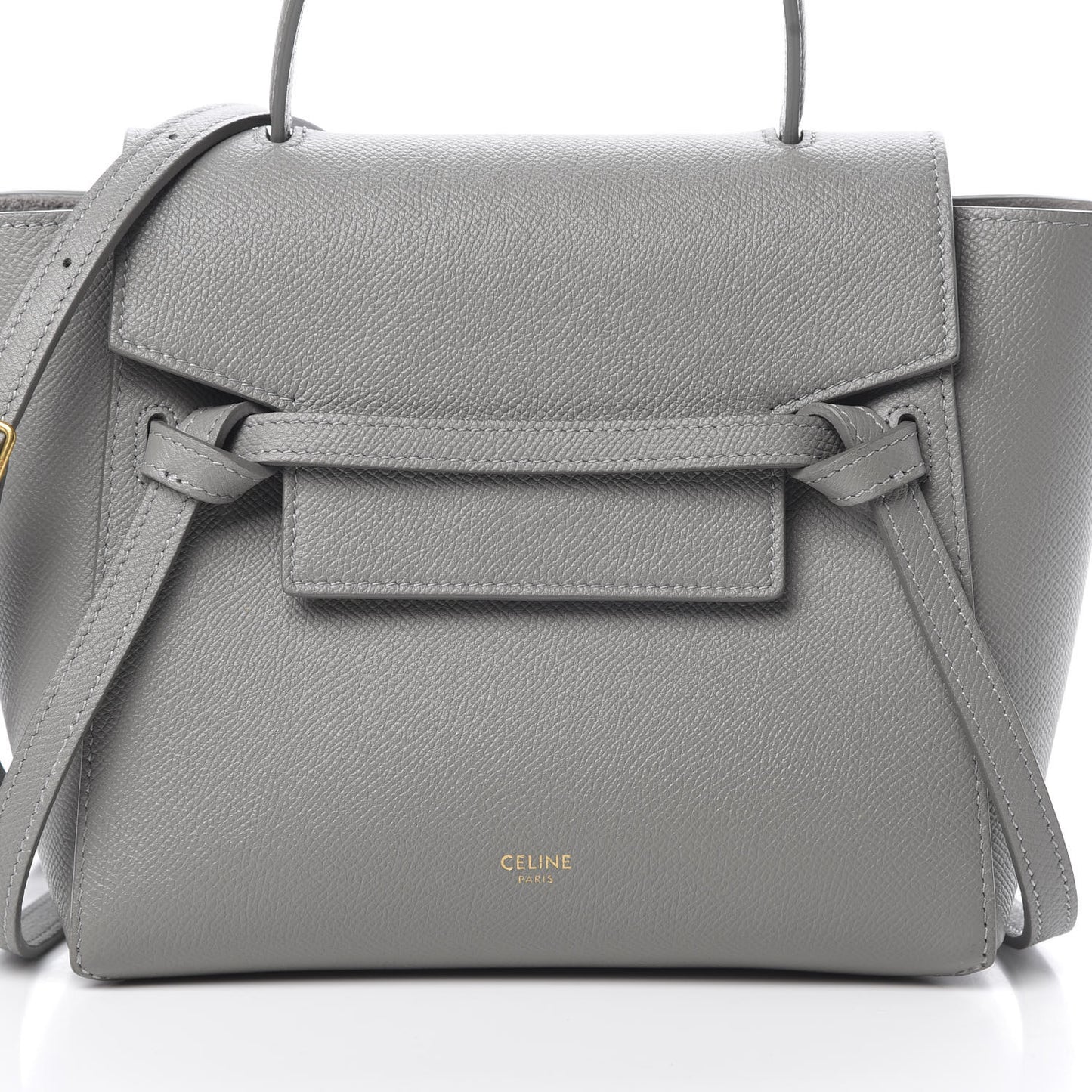 Grained Calfskin Nano Belt Bag Cloud
