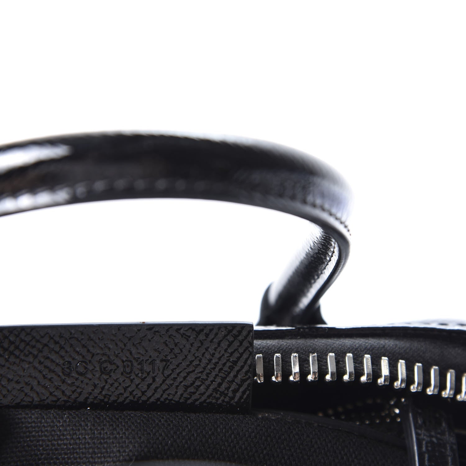 Givenchy Textured Patent Calfskin Mini Antigona Black 9 of 10