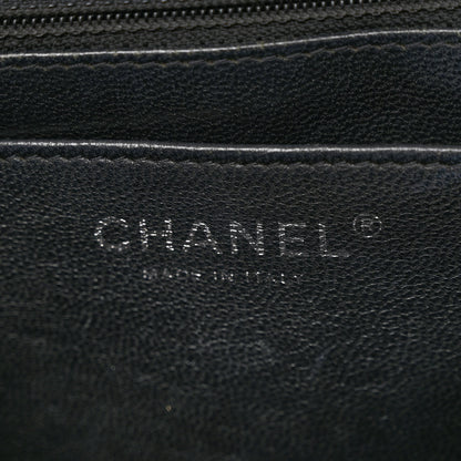 Chanel Patent Quilted Jumbo Single Flap Black 6 of 9