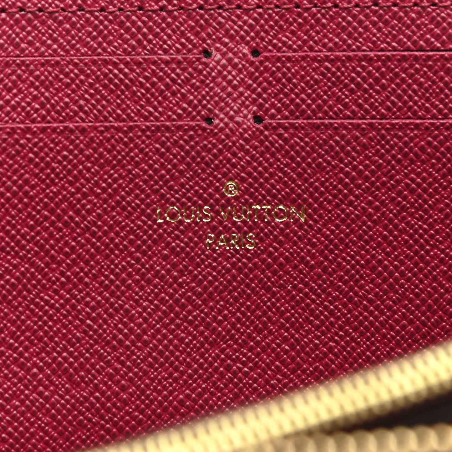 Monogram Clemence Wallet Fuchsia