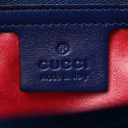 Gucci Velvet Matelasse Medium GG Marmont Shoulder Bag Cobalt Blue 6 of 11