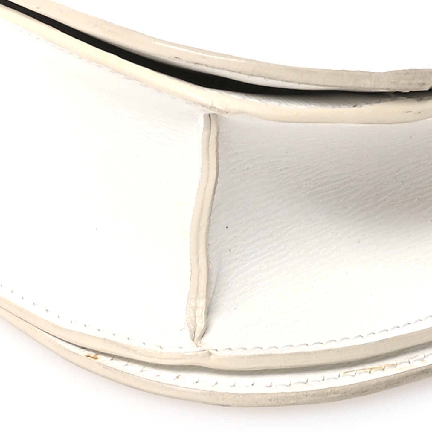 Liege Calfskin Medium Classic Box Flap Bag White