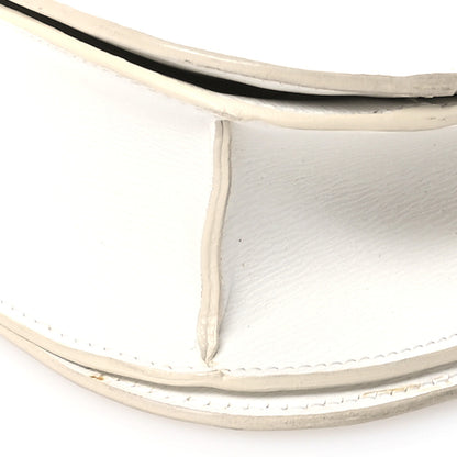 Celine Liege Calfskin Medium Classic Box Flap Bag White 9 of 12