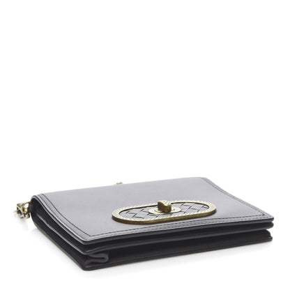 Bottega Veneta Nappa Ellittica Chain Wallet Quetsche 4 of 10