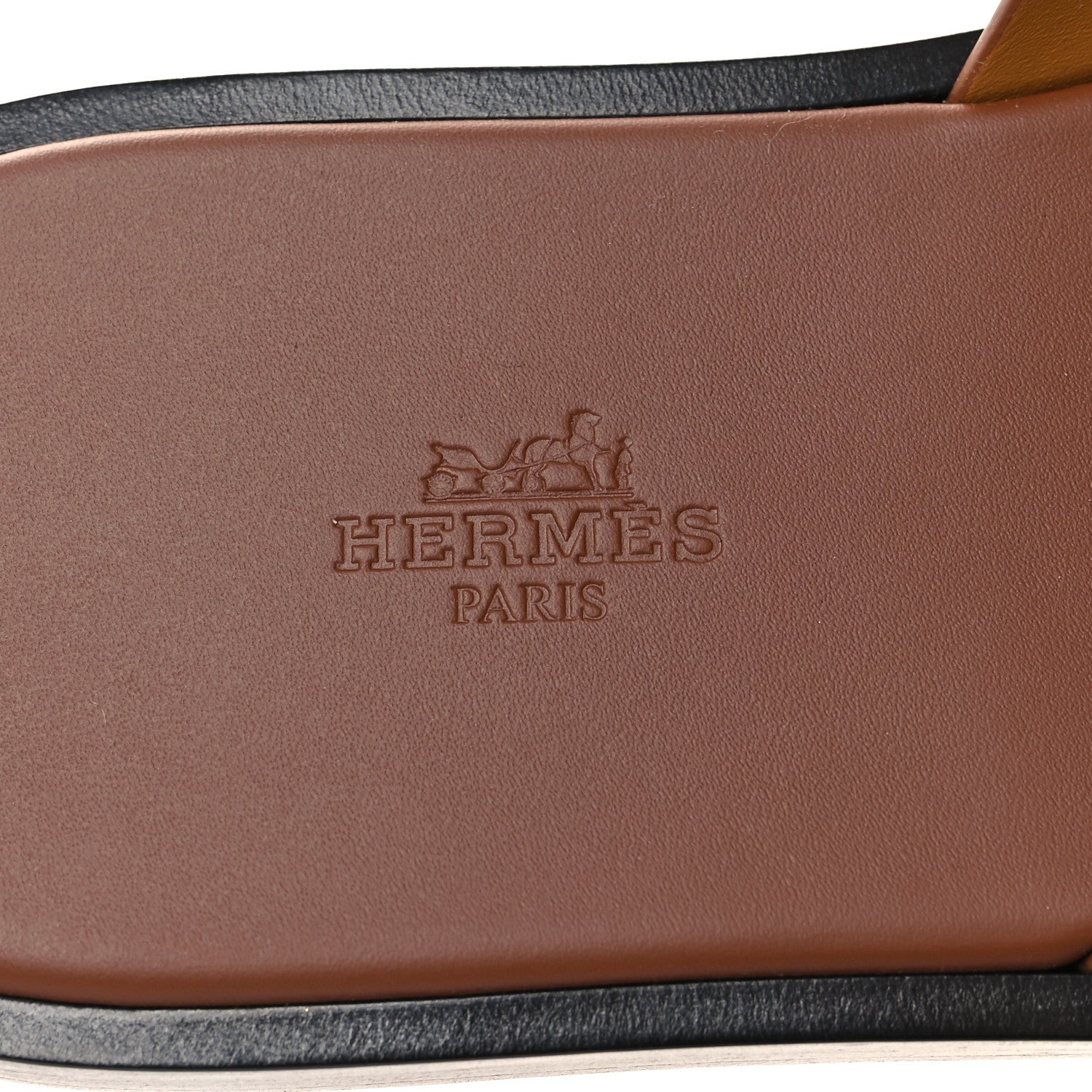 Hermes Calfskin Mens Izmir Sandals 43 Gold 8 of 8