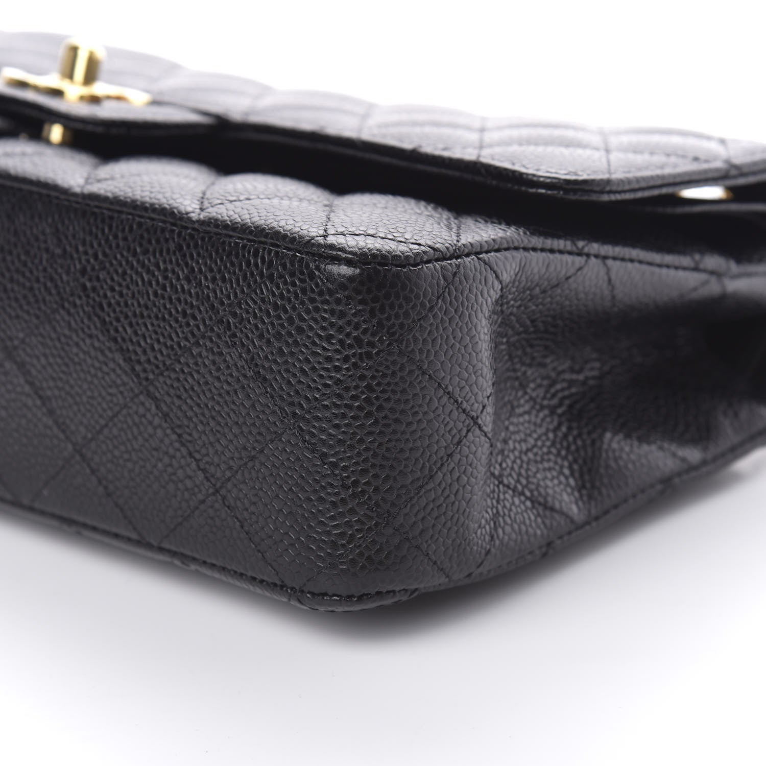 Chanel Caviar Quilted Medium Double Flap Black 9 of 11