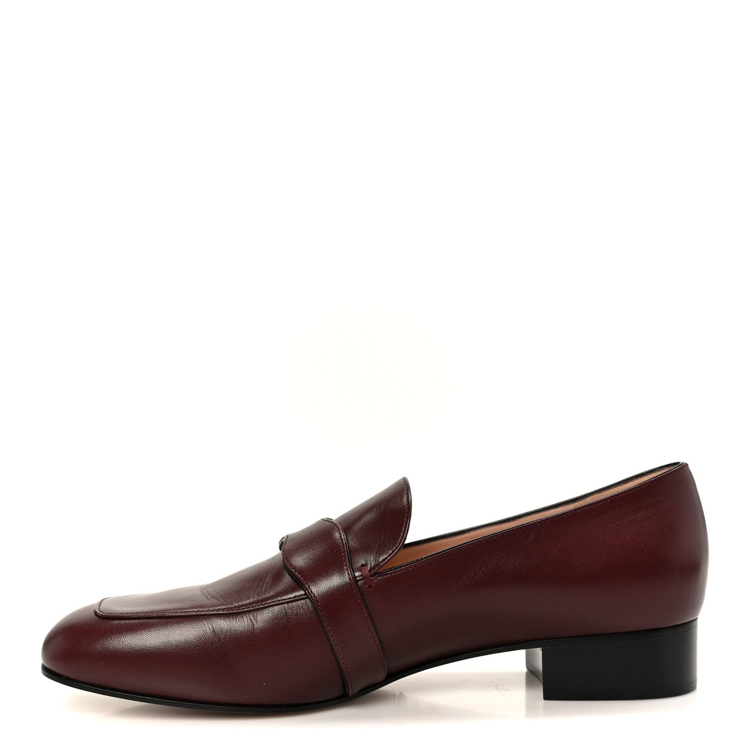 Gucci Malaga Kid Womens GG Marmont Loafers 40.5 Vintage Bordeaux 1 of 9