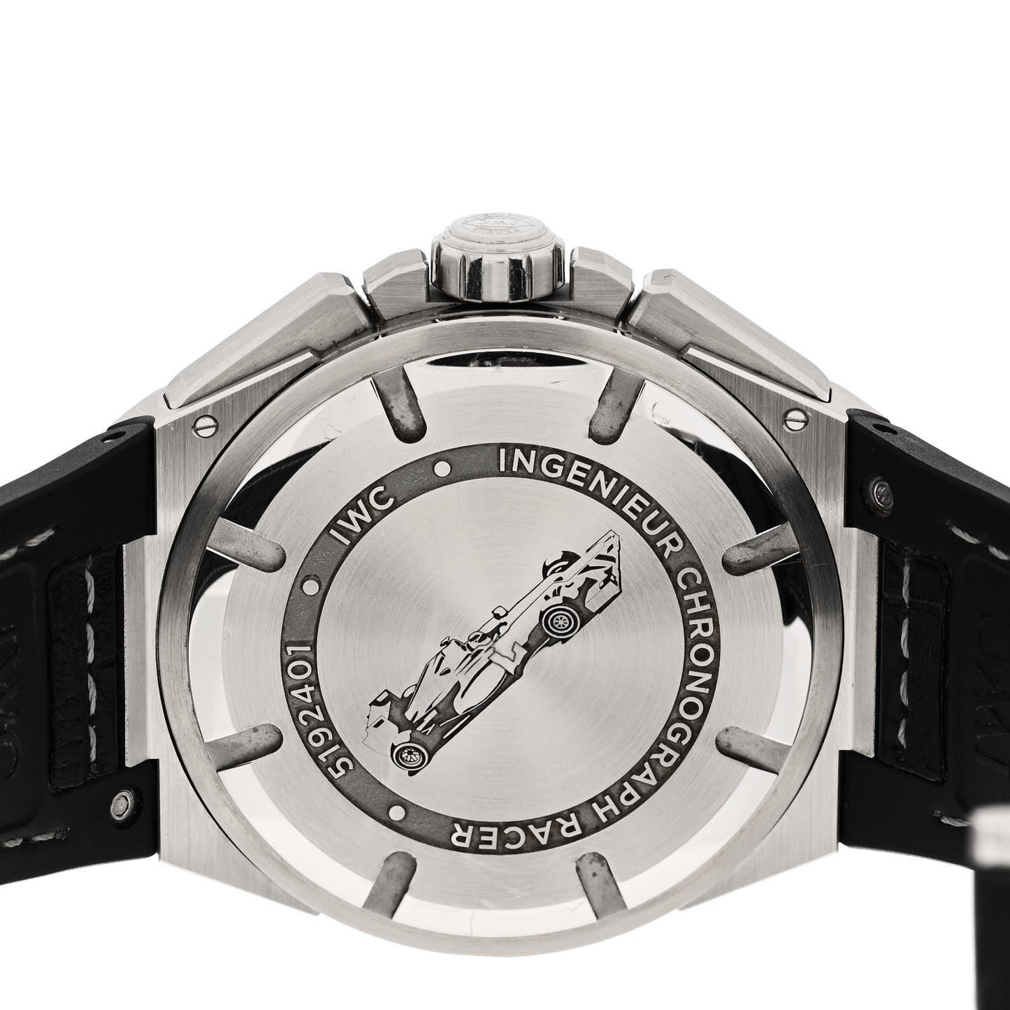 Stainless Steel Fabric 45mm Ingenieur Chronograph Automatic Watch Grey IW378507