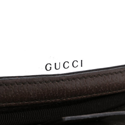Gucci GG Supreme Monogram Textured Calfskin Web Ophidia Vanity Cosmetic Case Beige Ebony New Acero 8 of 13