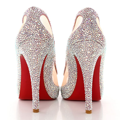 Christian Louboutin Crystal Strass Camilla 100 Pumps 37 Aurora Borea 5 of 21
