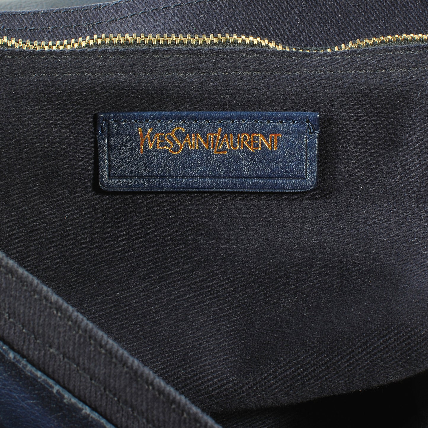 Leather Large Muse Two Dark Blue