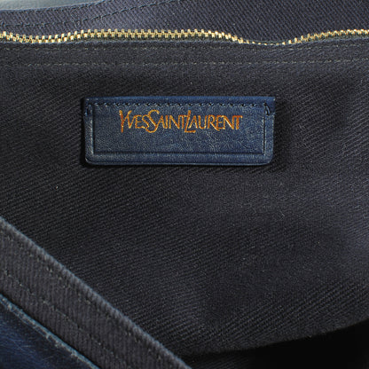 Saint Laurent Leather Large Muse Two Dark Blue 6 of 7