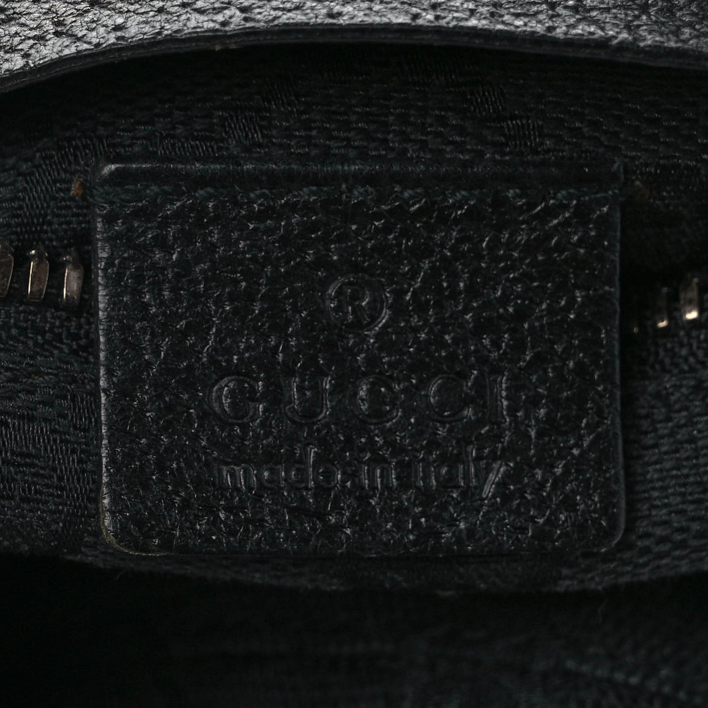 GG Monogram Double Pocket Belt Bag Black