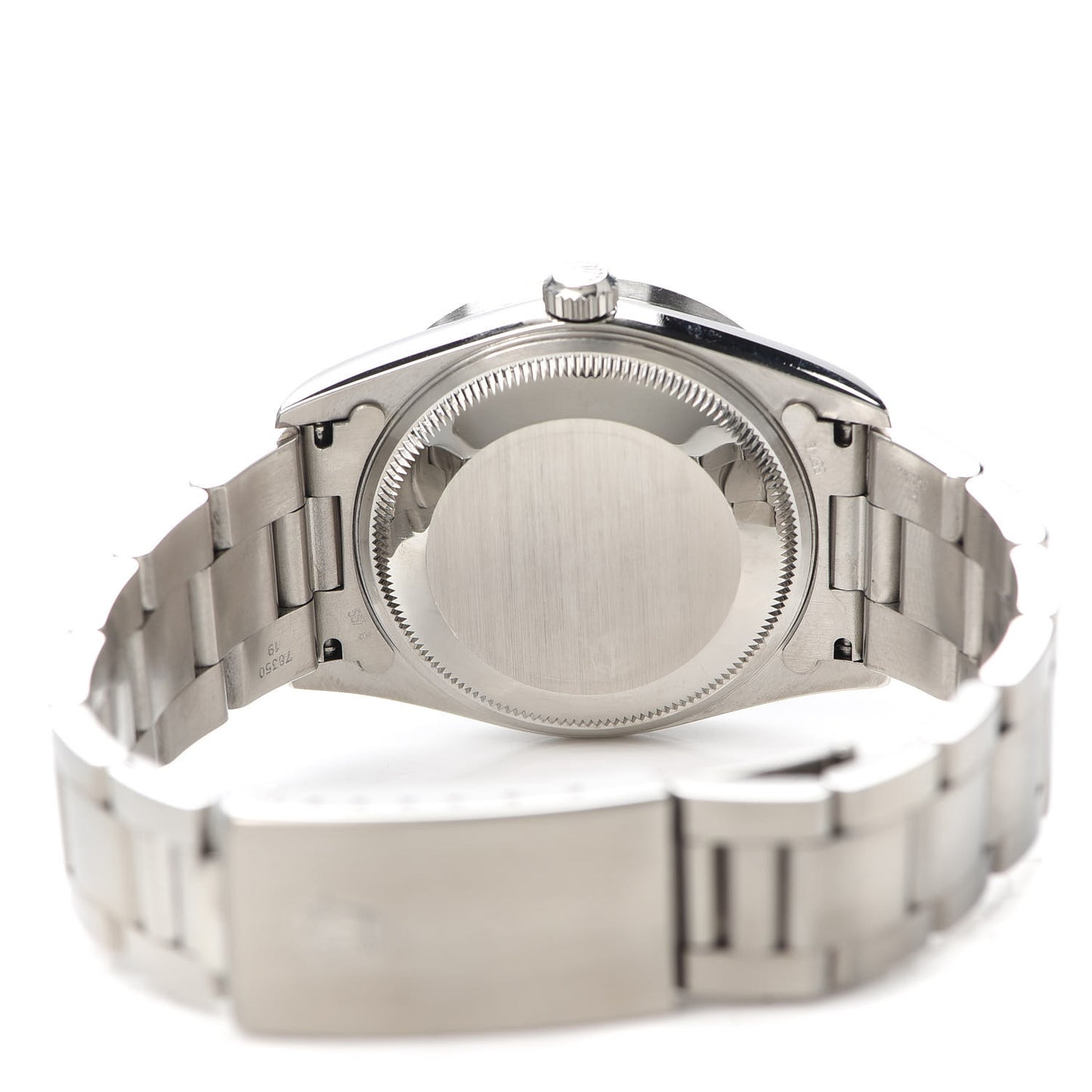 Stainless Steel 34mm Oyster Perpetual Date Watch Silver 15210