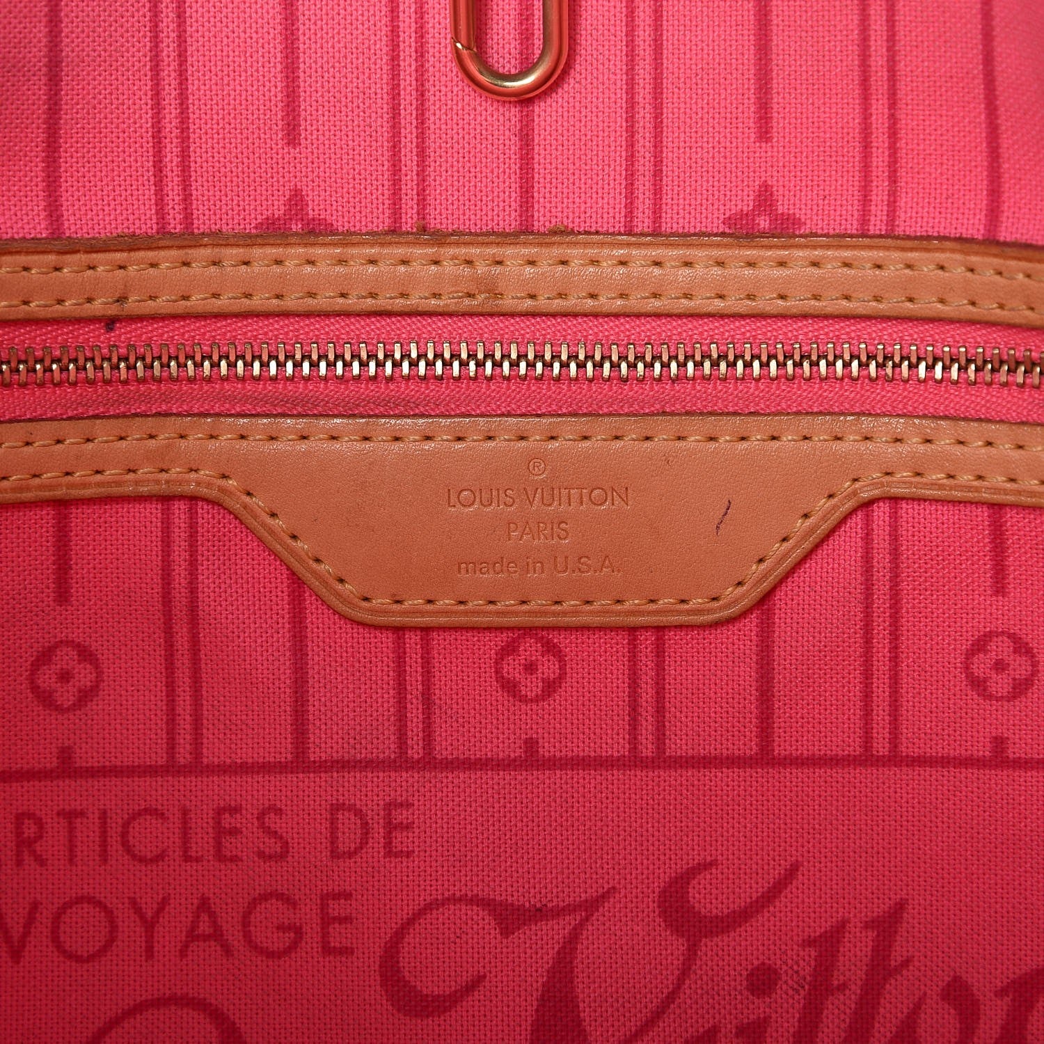 Louis Vuitton Monogram Roses Neverfull MM 6 of 16