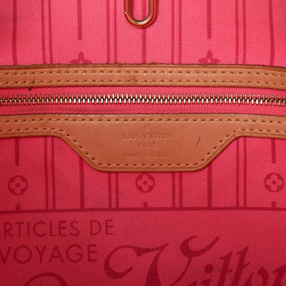 Louis Vuitton Monogram Roses Neverfull MM 6 of 16
