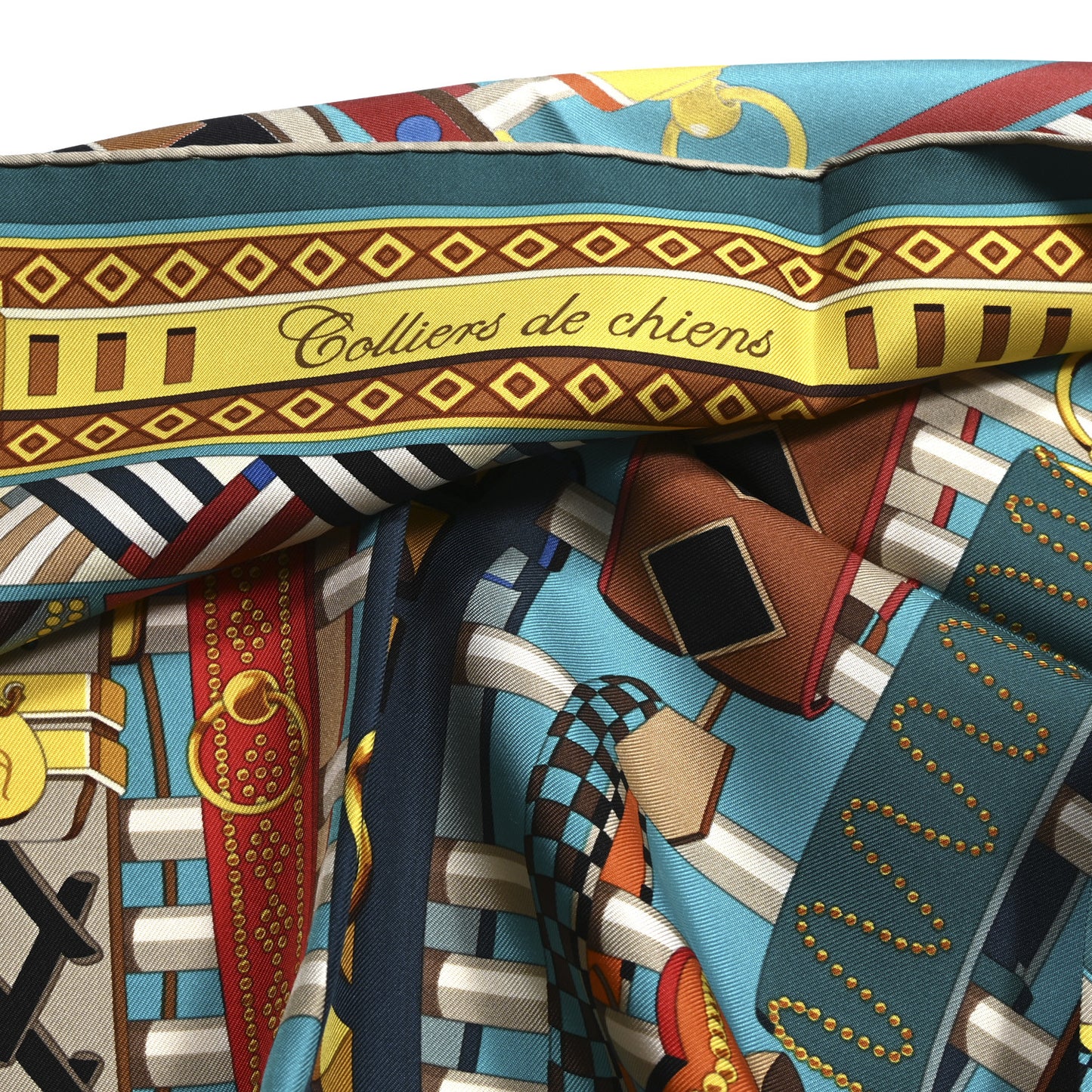 Silk Colliers de Chiens Scarf 90