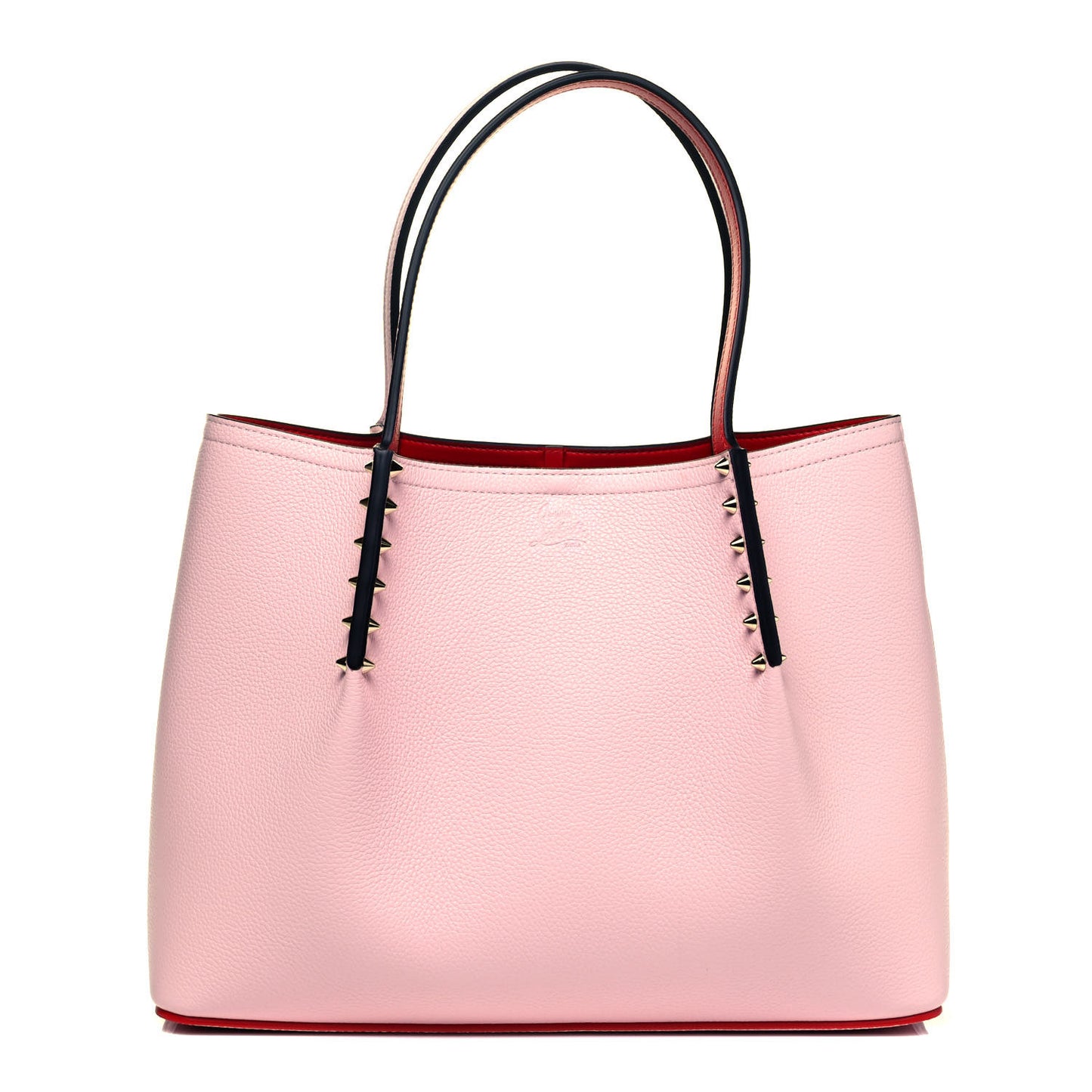 Calfskin Spiked Small Cabarock Shopper Tote Poupee