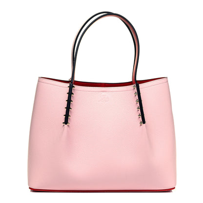 Christian Louboutin Calfskin Spiked Small Cabarock Shopper Tote Poupee 1 of 8