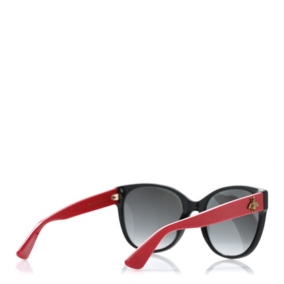 Gucci Cat Eye GG Sunglasses GG0097S Black Red 4 of 8