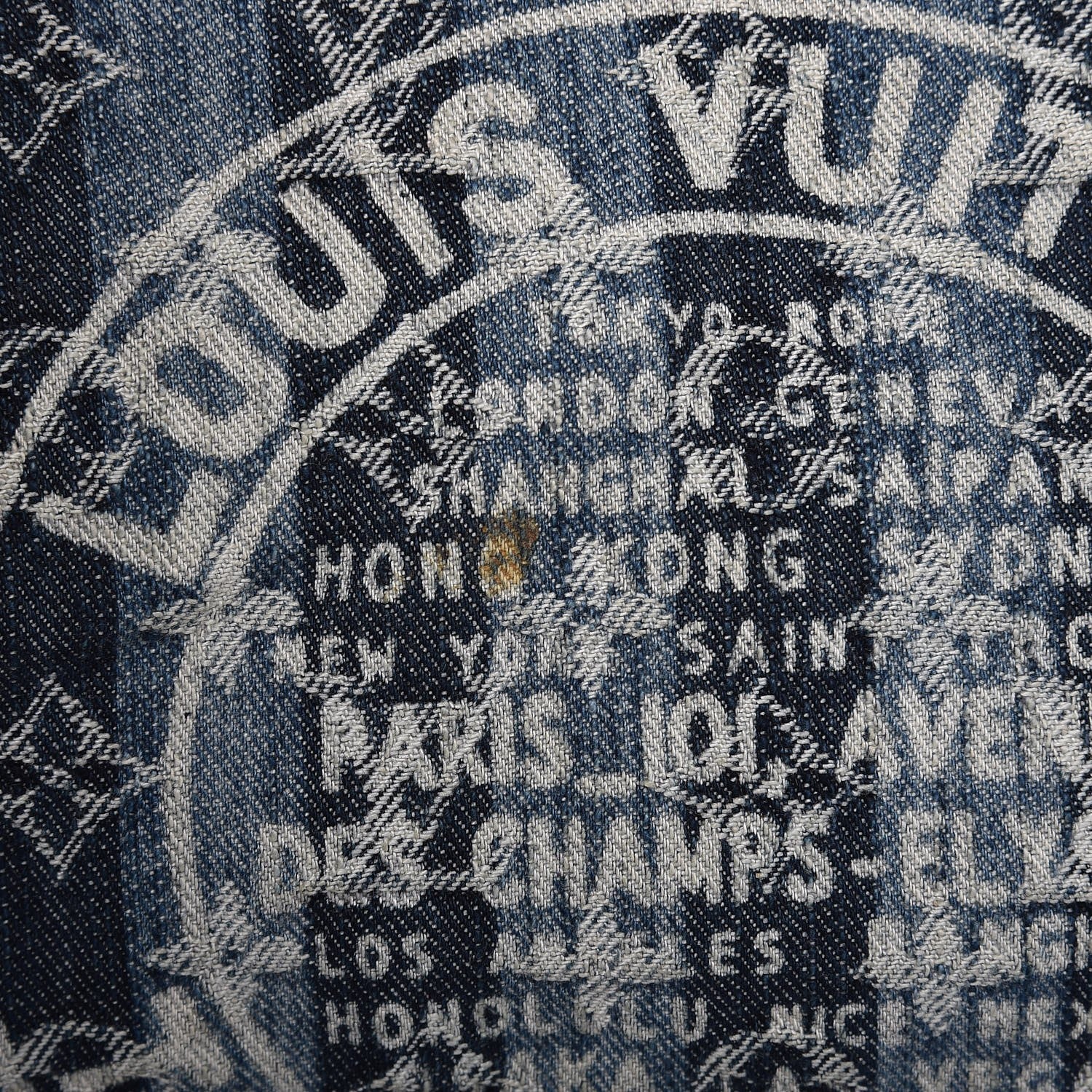 Louis Vuitton Denim Raye Cabas GM 10 of 15
