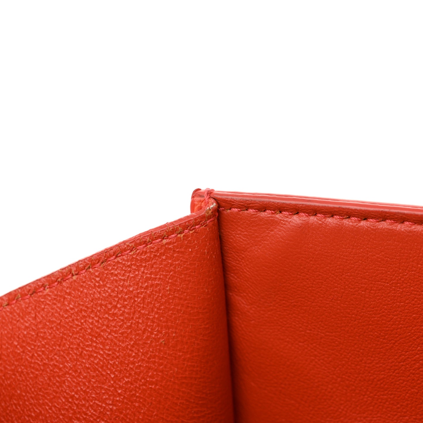 Grained Calfskin Medium Phantom Luggage Coral