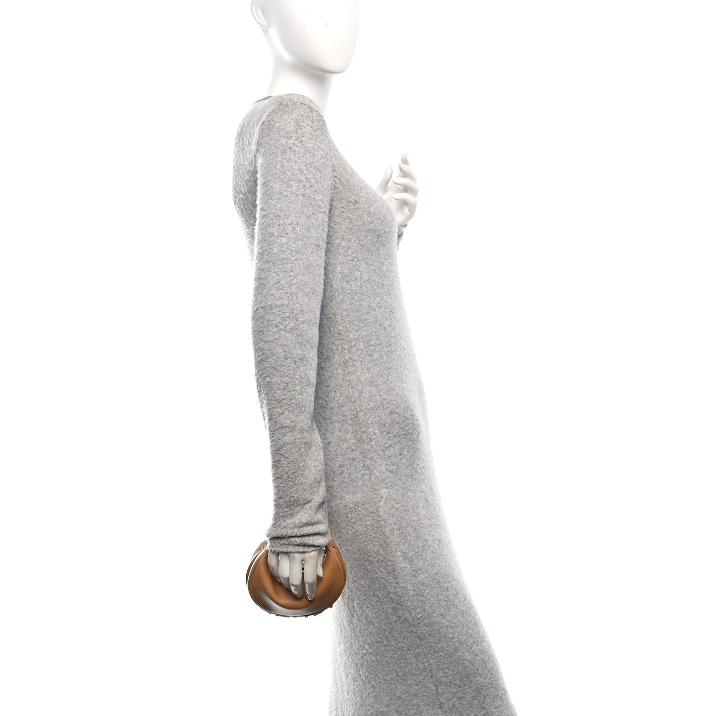 Vitello Grace Nano Fendigraphy Hobo Charm Miele Scuro