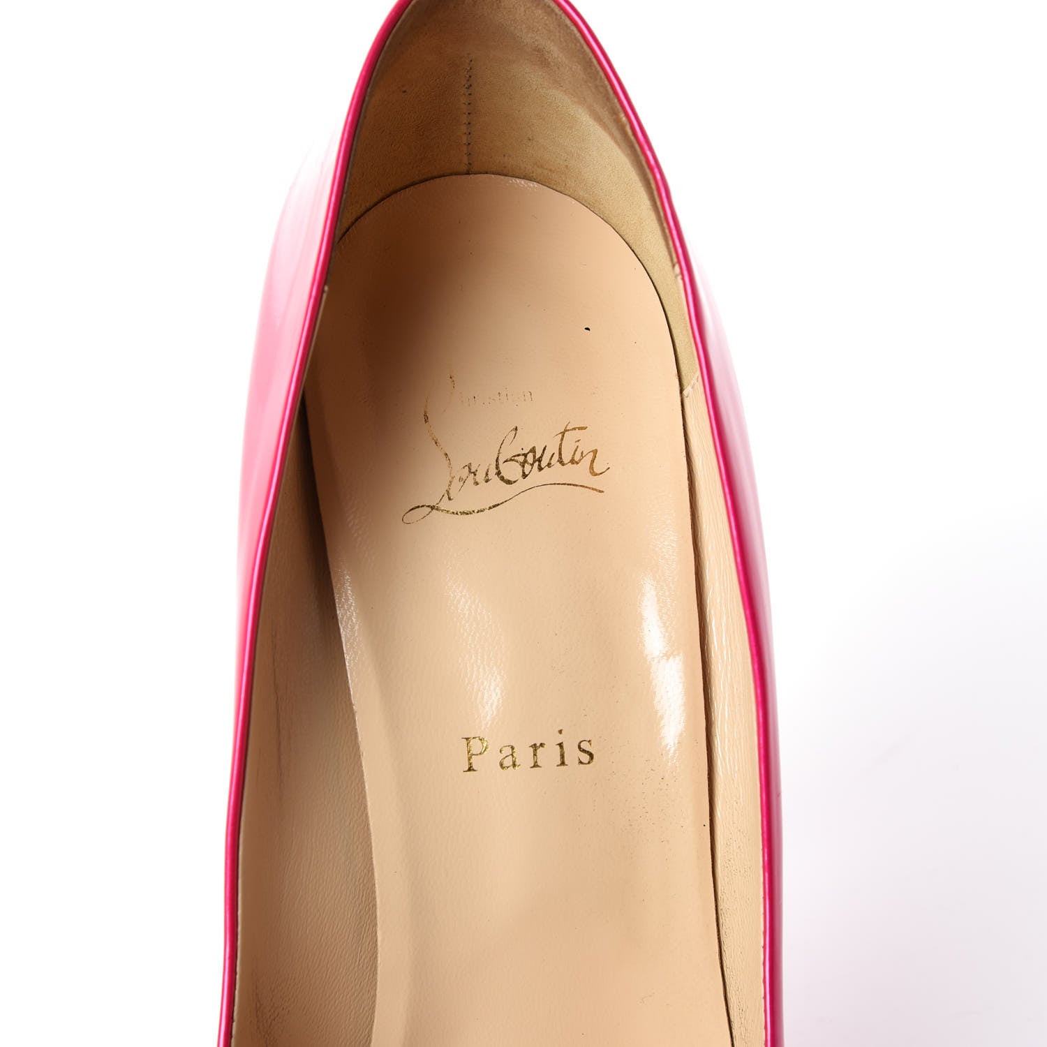 Christian Louboutin Patent 130 Platform Pumps 41 Pink 7 of 20