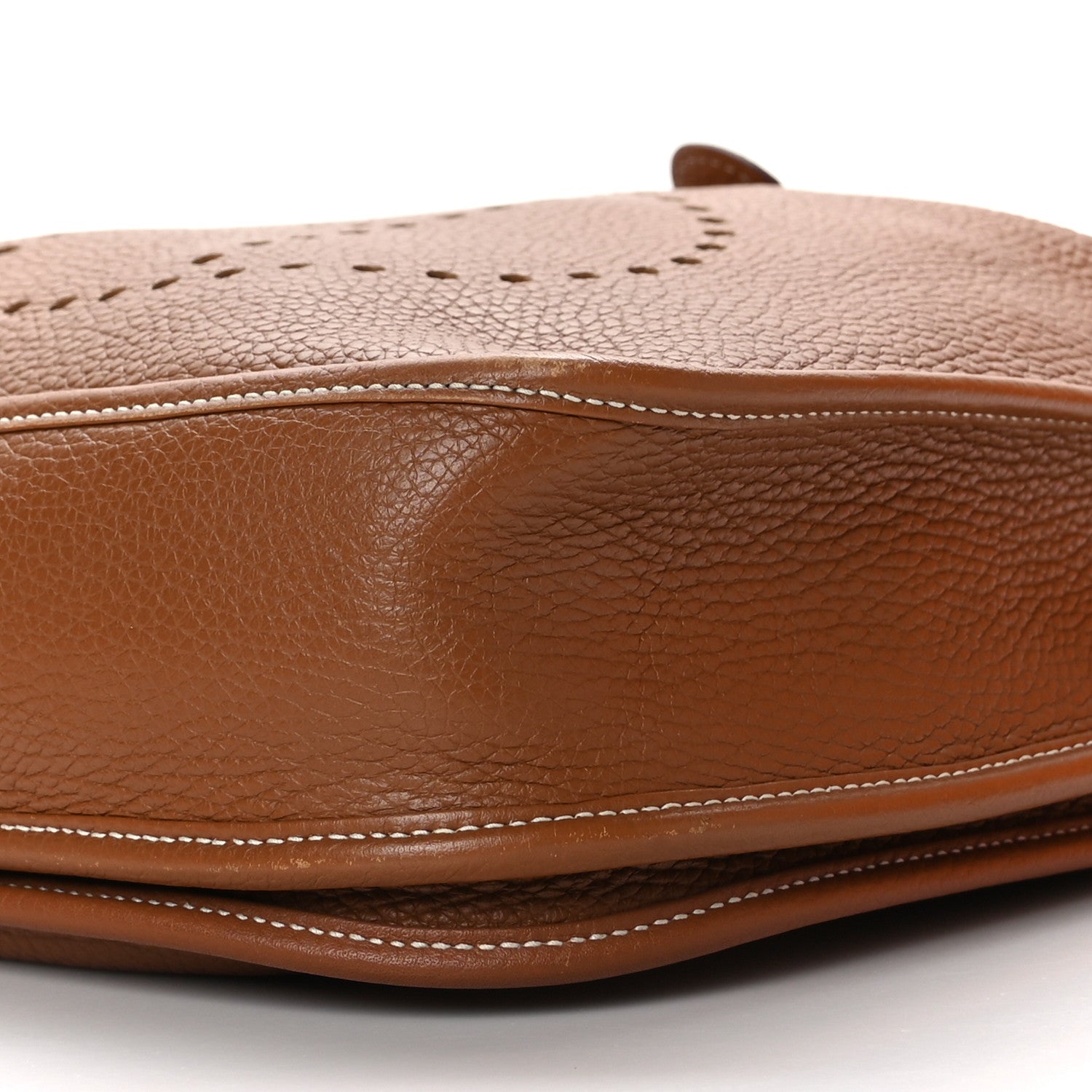 Hermes Taurillon Clemence Evelyne III PM Gold 9 of 11