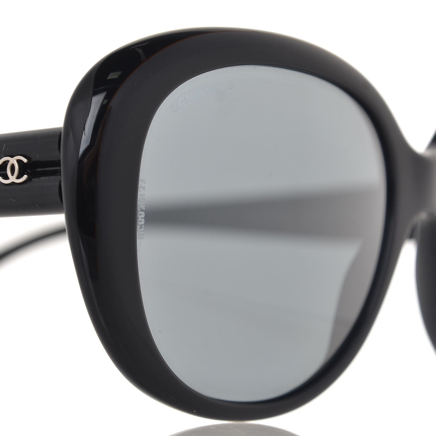 Chanel Signature Oval Sunglasses 5312 Black 7 of 8