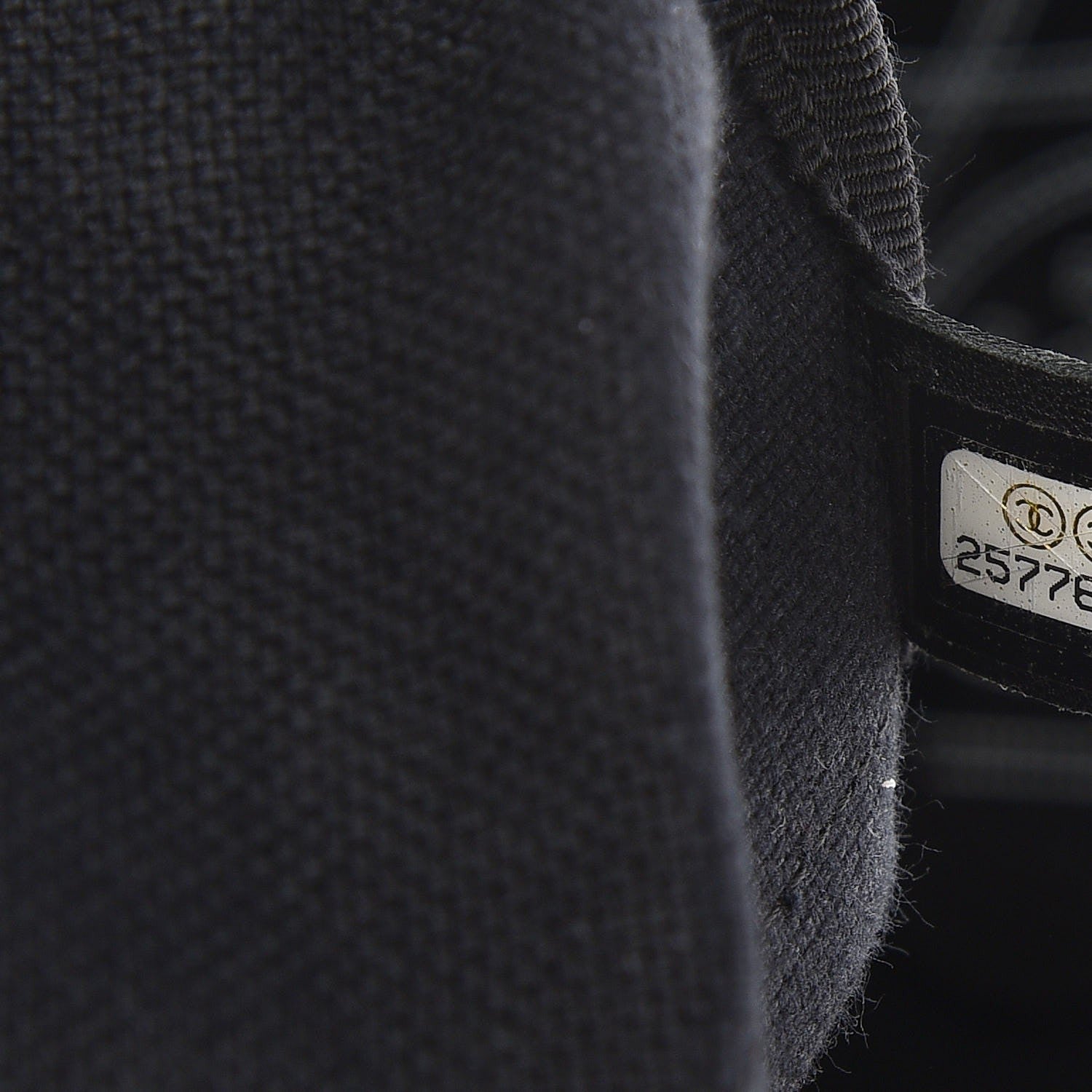 Chanel Coated Canvas Camellia Large Shopping Tote Black Beige 8 of 11