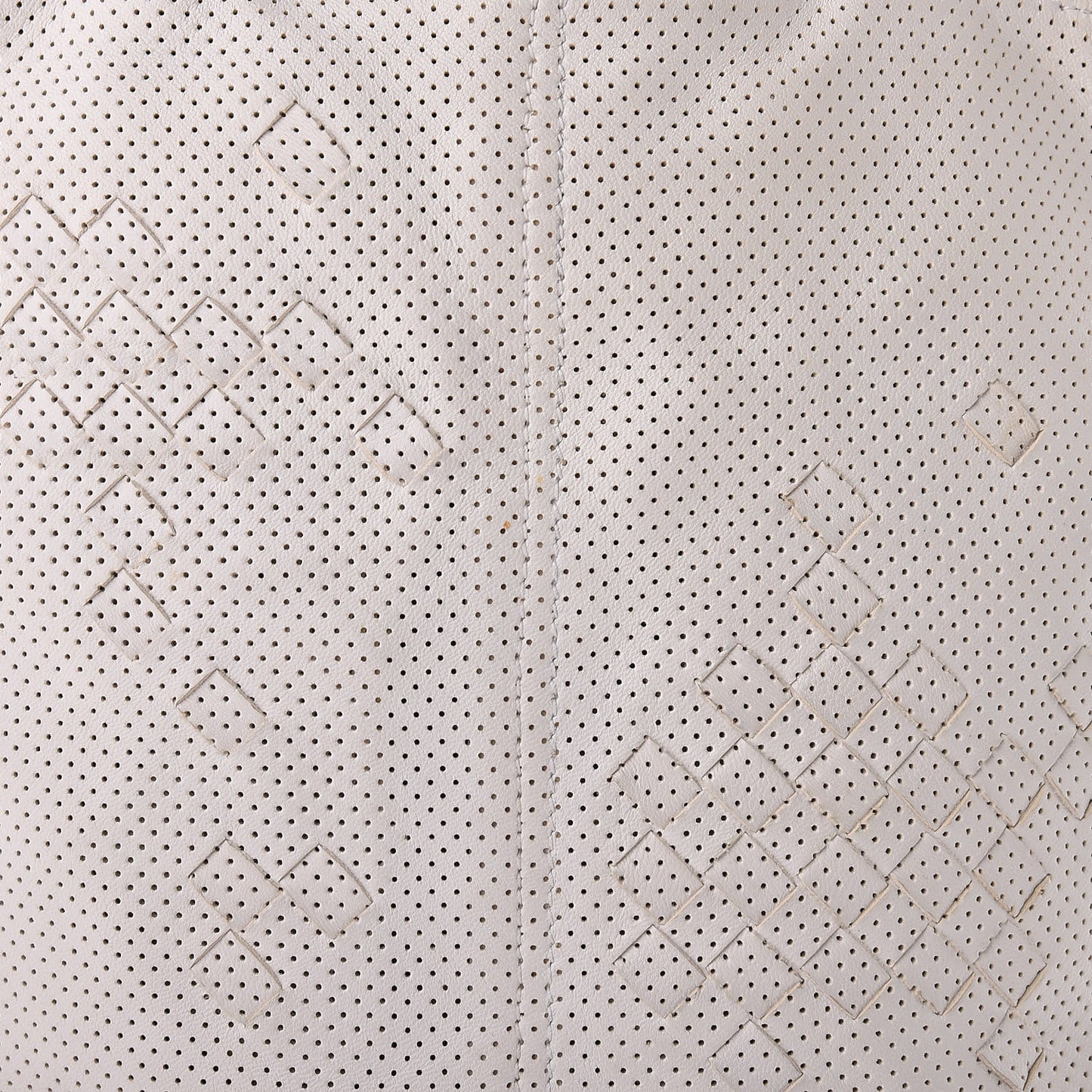Nappa Intrecciato Perforated Regent Tote White