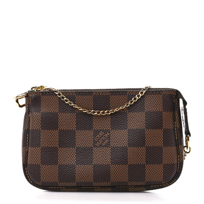Louis Vuitton Damier Ebene Mini Pochette Accessories 1 of 10