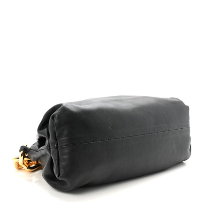 Bottega Veneta Calfskin The Pouch Chain Black 4 of 10