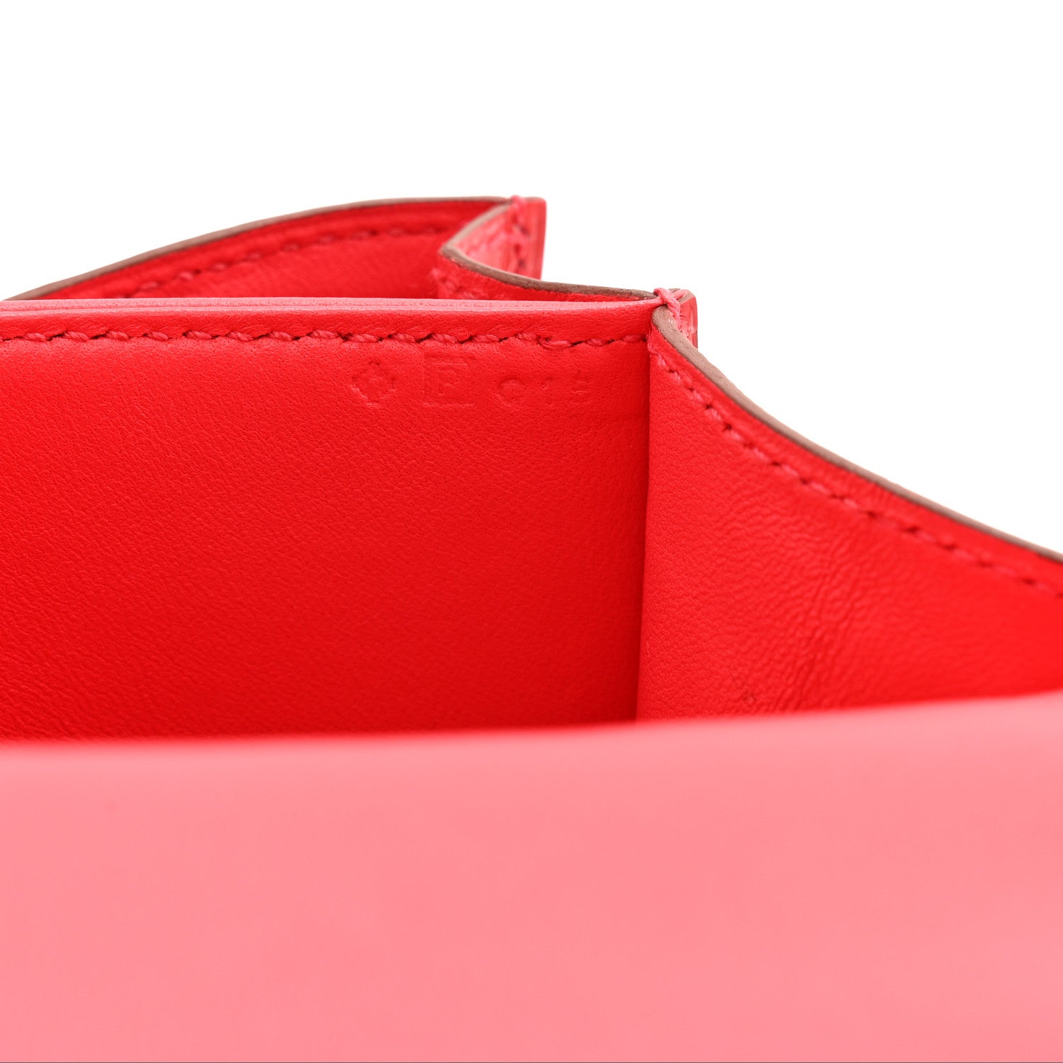 Hermes Shiny Niloticus Crocodile Constance Elan 25 Rouge Casaque 13 of 19