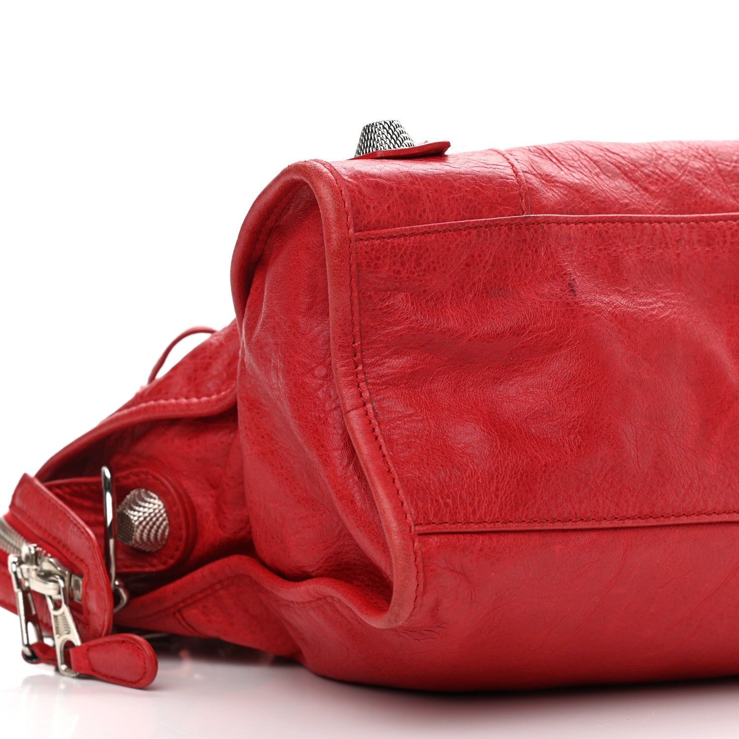 Balenciaga Agneau Giant 21 Silver Hardware City Rouge Coquelicot 5 of 14
