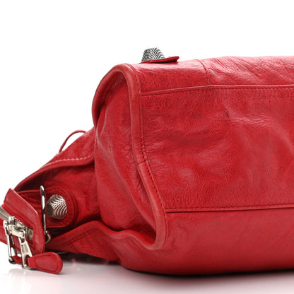 Balenciaga Agneau Giant 21 Silver Hardware City Rouge Coquelicot 5 of 14