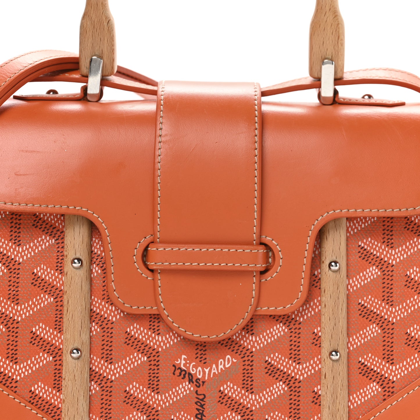 Goyardine Structure Mini Saigon Orange