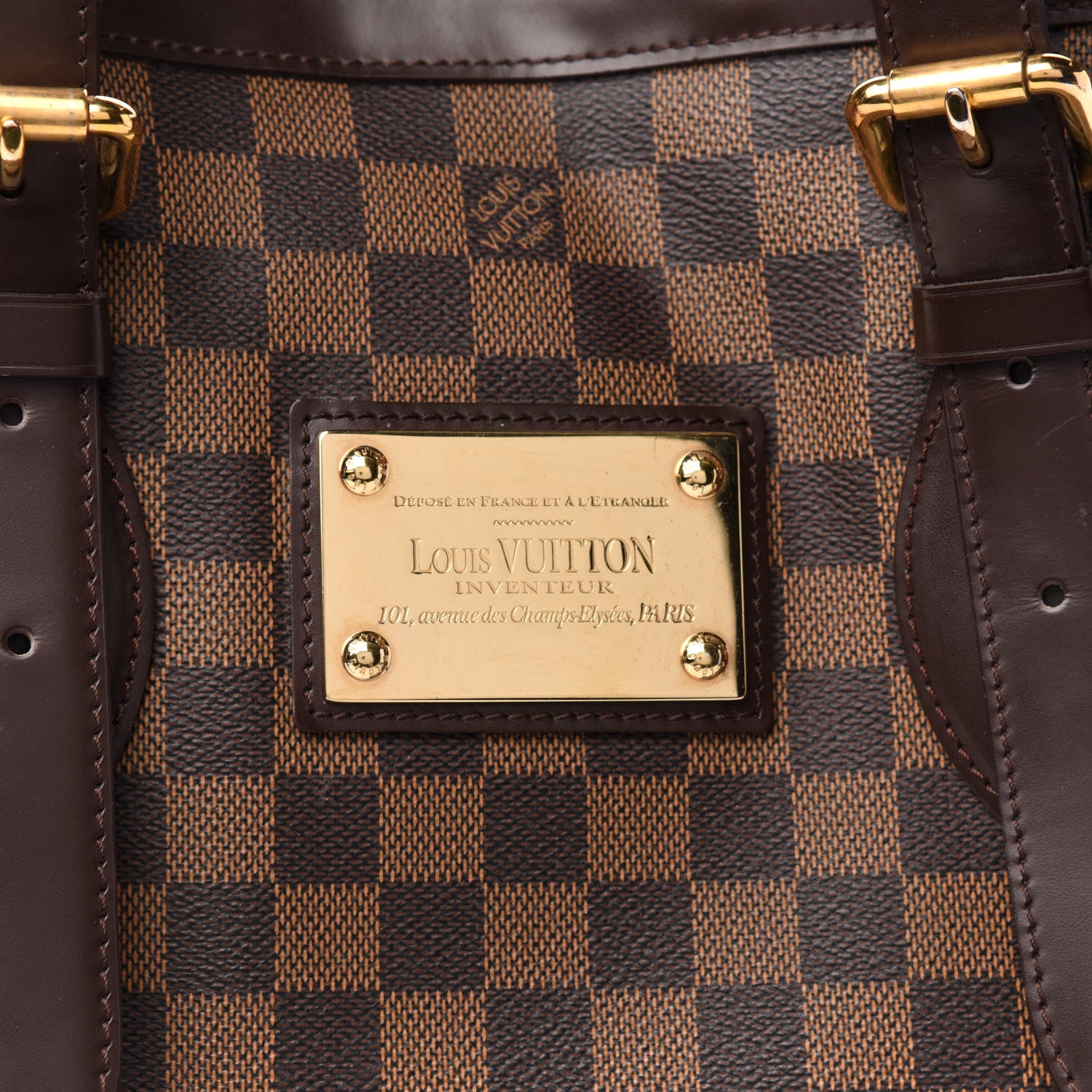 Louis Vuitton Damier Ebene Hampstead MM 9 of 11