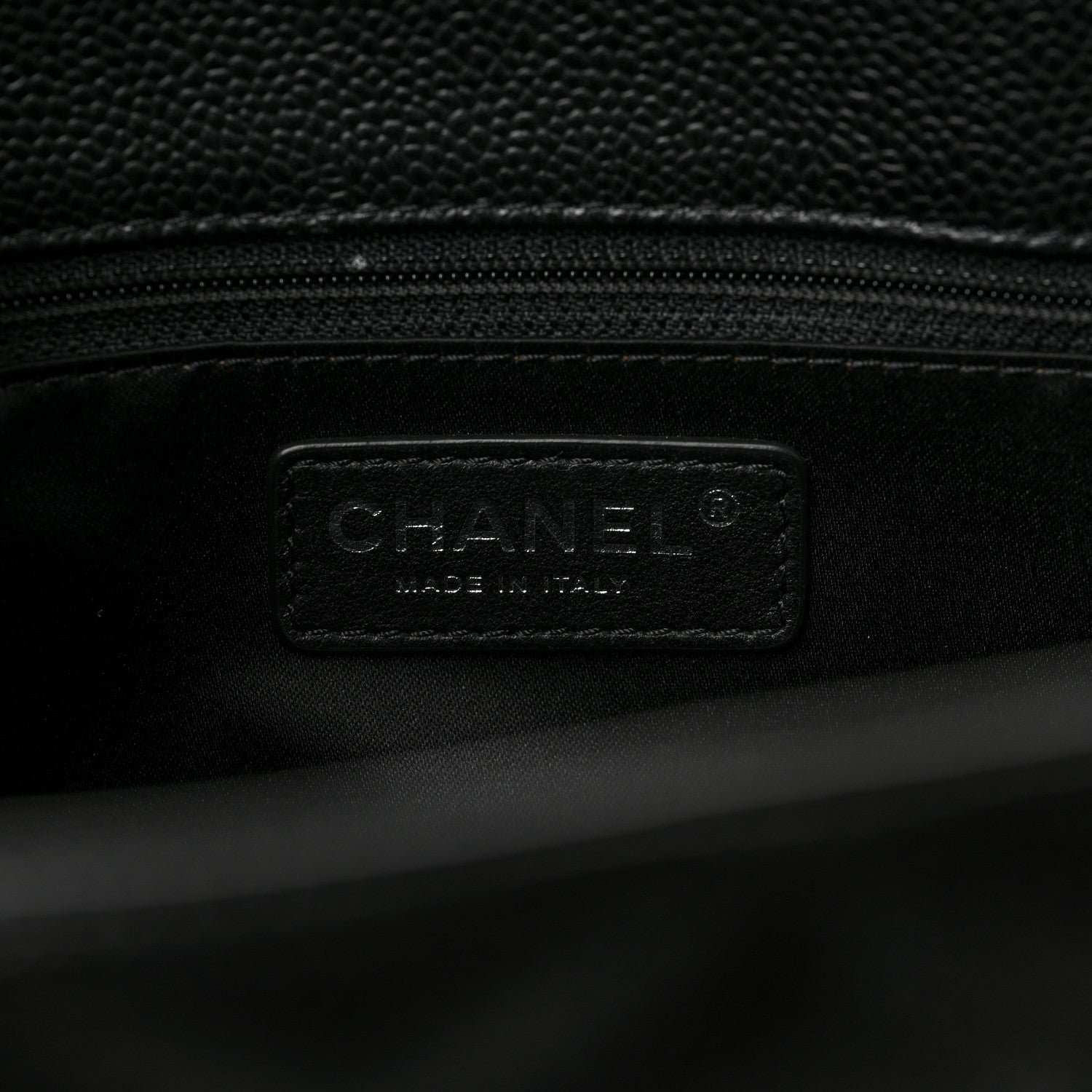 Chanel Caviar Quilted Grand Shopping Tote GST Black 6 of 9