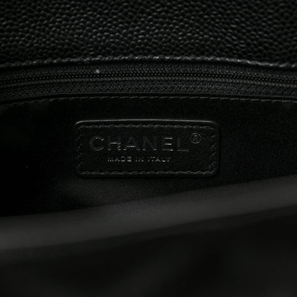 Chanel Caviar Quilted Grand Shopping Tote GST Black 6 of 9