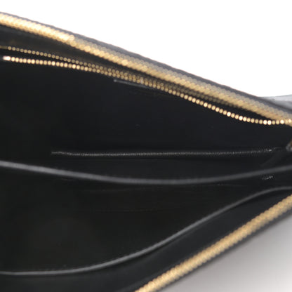 Saint Laurent Suede All-Over Monogram Crossbody Black 5 of 10