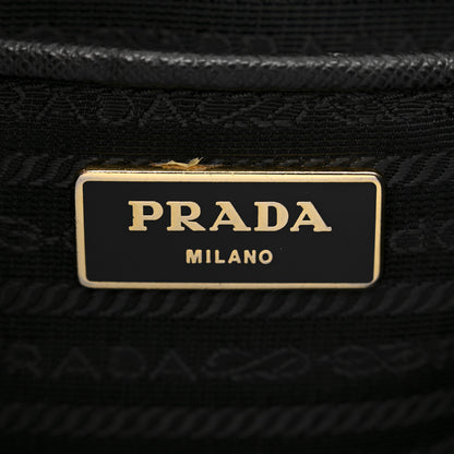 Prada Saffiano Lux Large Tote Black 6 of 17