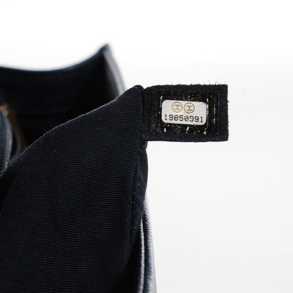 Chanel Pearly Caviar Quilted New Medium Boy Flap Navy 7 of 8