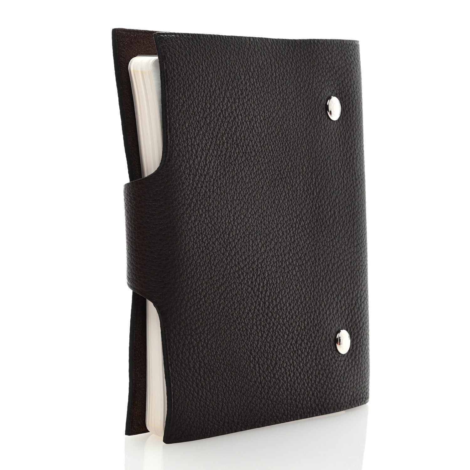 Hermes Togo Ulysse PM Agenda Cover Chocolate 3 of 6