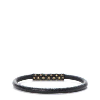 Louis Vuitton Calfskin Confidential Bracelet Black 3 of 7